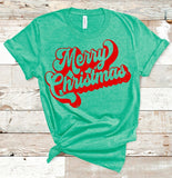 Merry Christmas Groovy Sale Tee