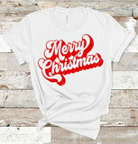 Merry Christmas Groovy Sale Tee