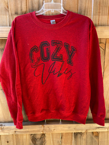 Cozy Vibes Antique Cherry Sweatshirt
