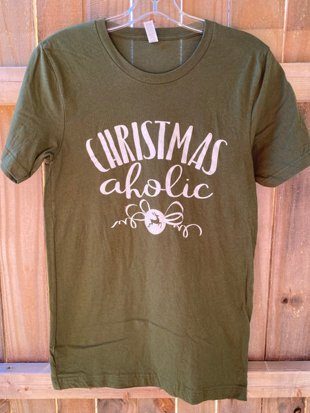 Christmasaholic tee