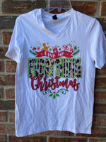 Give Me Everything Christmas Vneck Tee