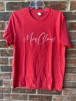 Mrs. Claus Script Tee