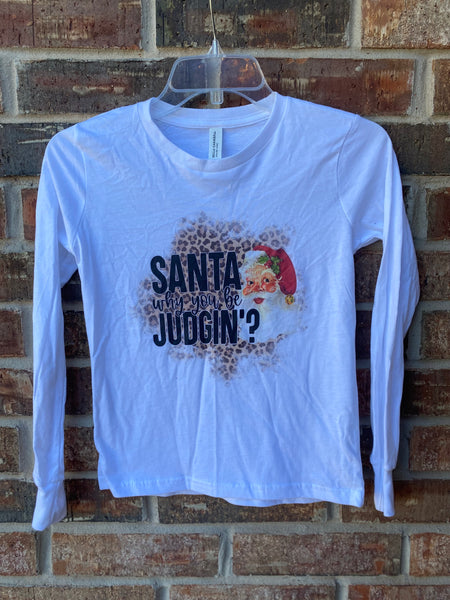 Why You Judgin' Youth Long Sleeve Tee