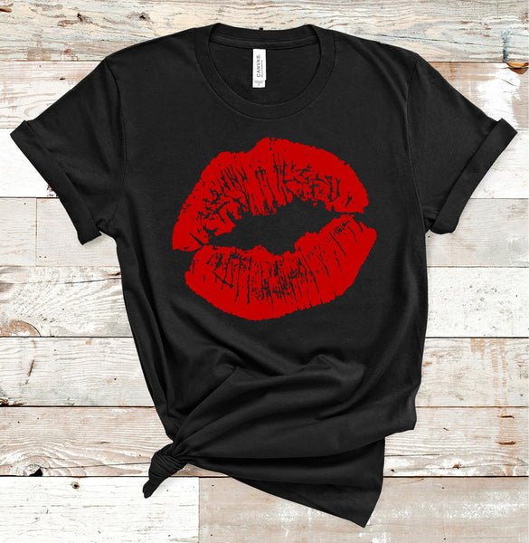 Red Lips Valentine Tee
