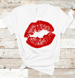 Red Lips Valentine Tee