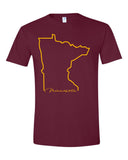 Custom State Outline Tee