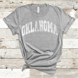 Oklahoma Distressed Tee