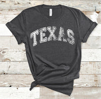 Texas Distressed Tee