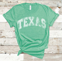 Texas Distressed Tee