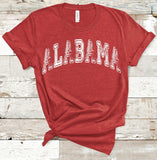 Alabama Distressed Tee