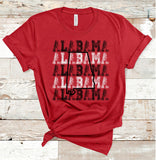 Alabama Stacked Tee