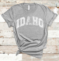 Idaho Distressed Tee.