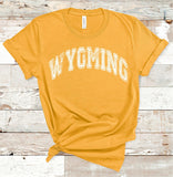 Wyoming Distressed Tee