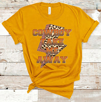 Cowboy Take Me Away Leopard Bolt