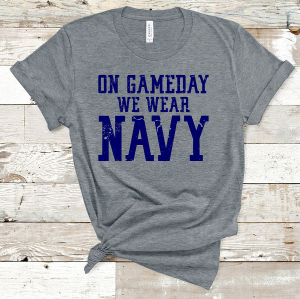 ON GAMEDAY WE WEAR NAVY