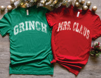 Grinch Distressed tee