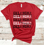 OKLAHOMA STACKED TEE