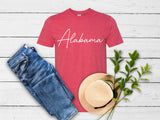 Alabama Script Tee