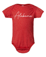 Alabama Script Infant Bodysuit