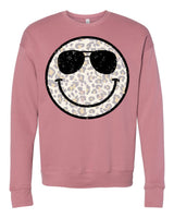 Cool Smiley Bella Canvas Sweatshirt