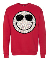 Cool Smiley Bella Canvas Sweatshirt