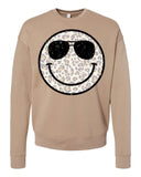 Cool Smiley Bella Canvas Sweatshirt