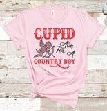 Cupid, Aim for a Country Boy Tee