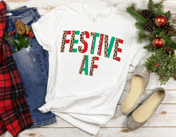 Festive AF tee