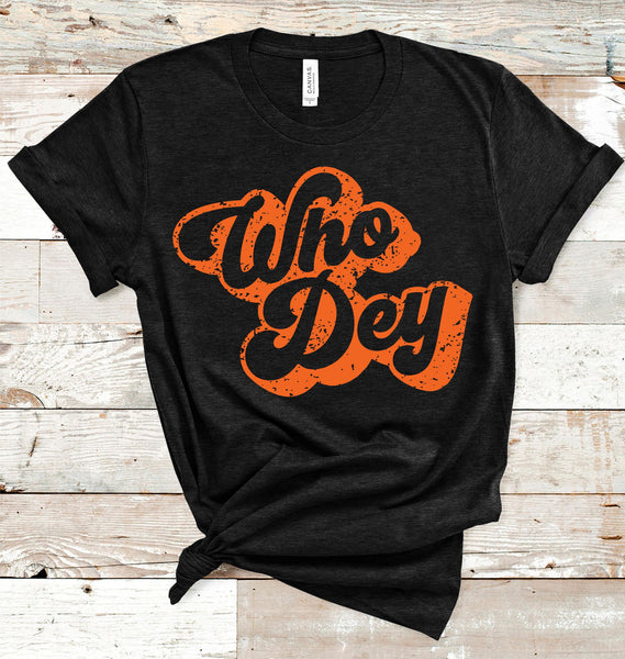 Who Dey Groovy Tee