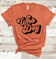 Who Dey Groovy Tee