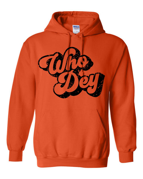 Who Dey Groovy Hoodie